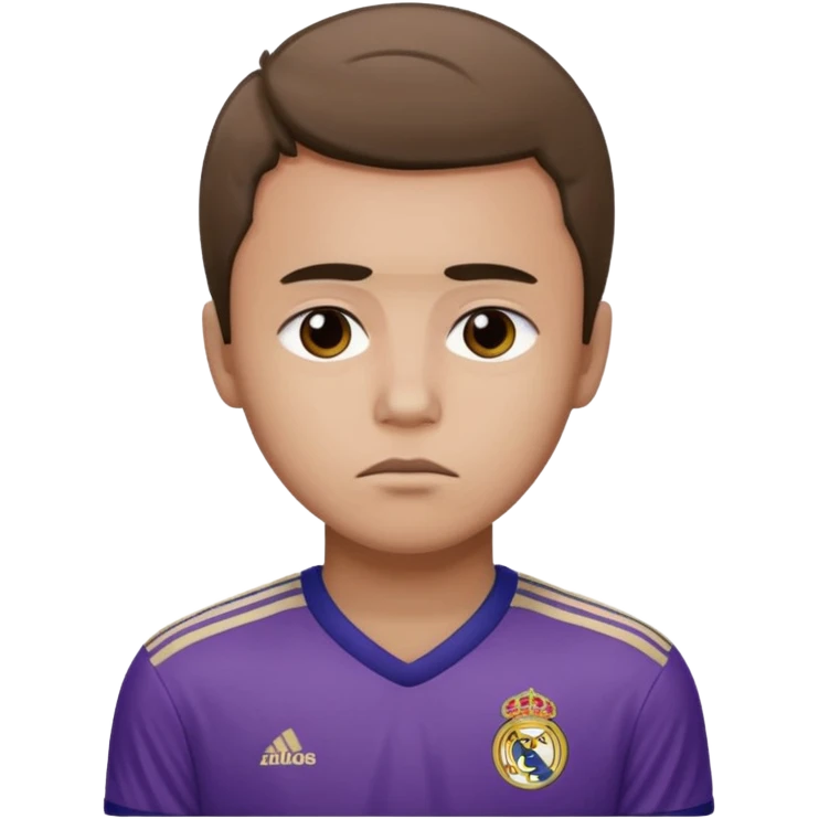 ich bin traurig, ich bin Madrids Fan emoji