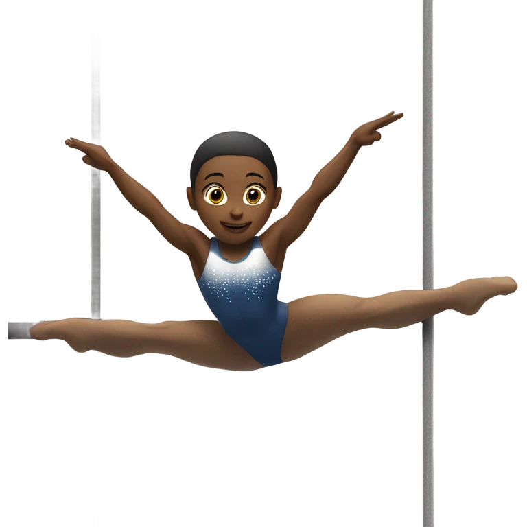 Gymnast on bar emoji