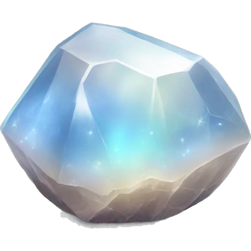 Moonstone crystal ￼ emoji