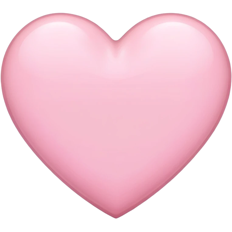 light pink heart emoji