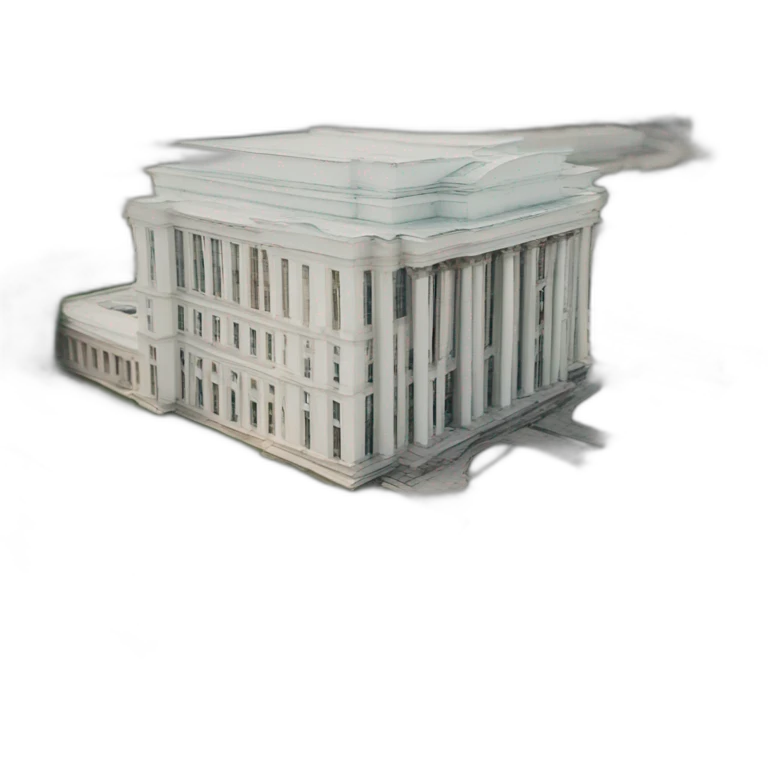 Building of National library in Minsk take from real photo emoji