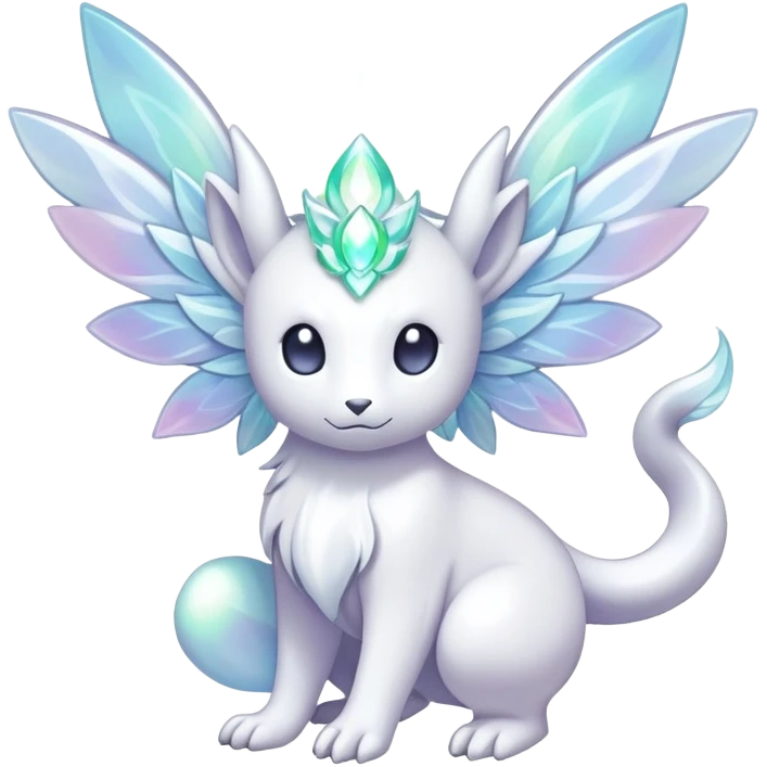  Iridescent white pale fakemon emoji
