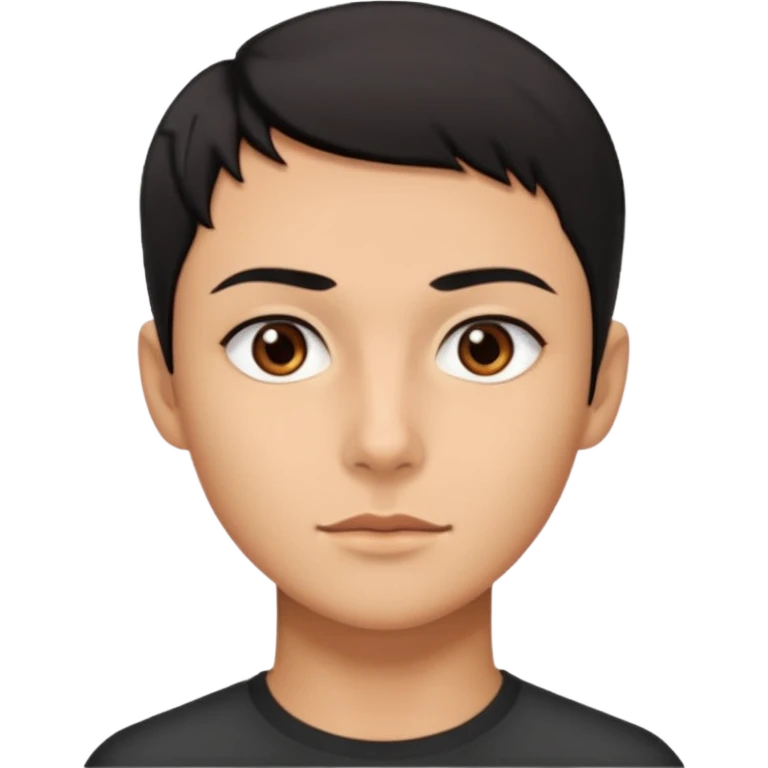 A person who has the sharpest jawline emoji