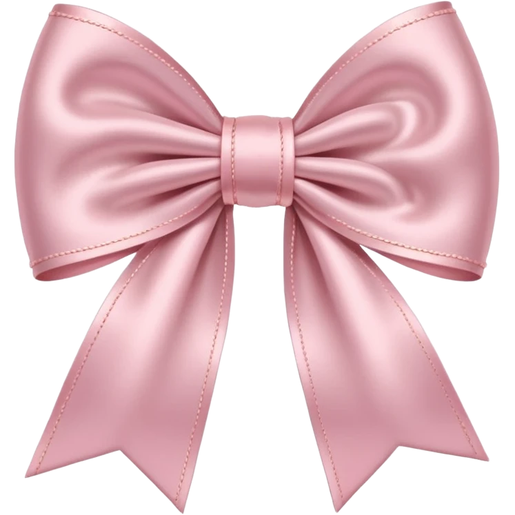 Light pink bows emoji