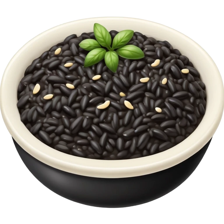 black risotto emoji