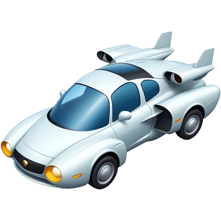 Un carro volador  emoji