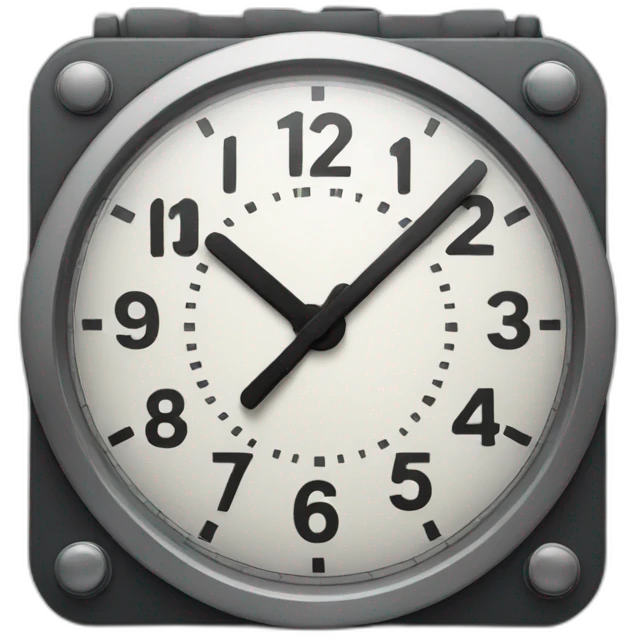 Clock animation emoji