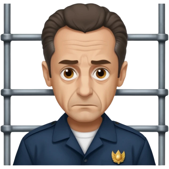 Nicolas sarkozy en prison  emoji
