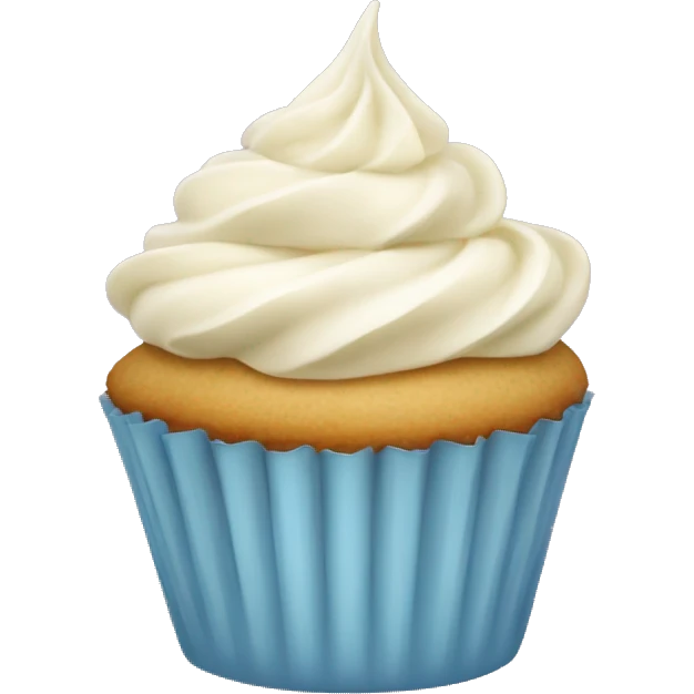 Vanilla cupcake  emoji
