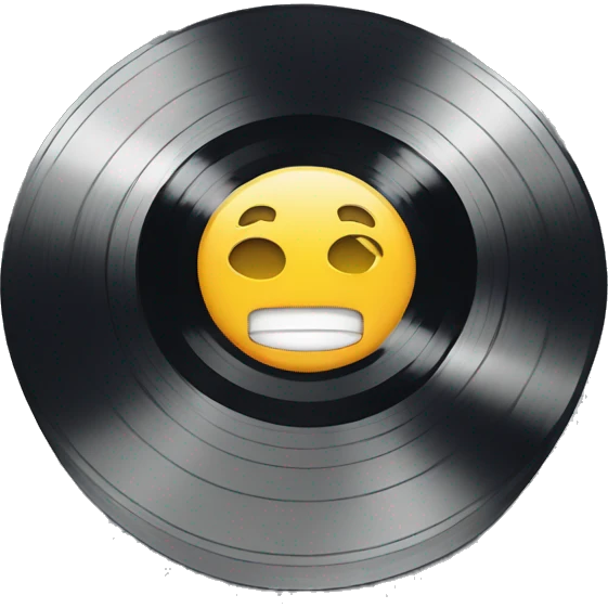 vinyl record emoji