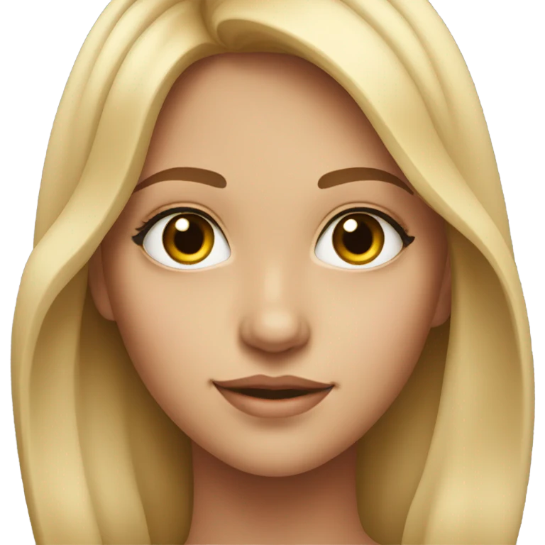 Girl face emoji