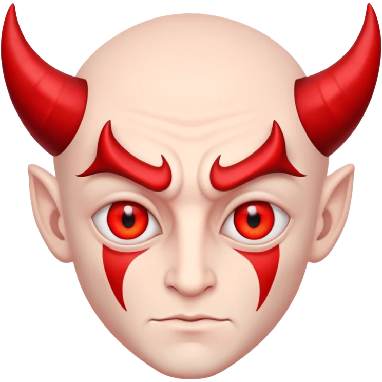 man with devil eyes emoji