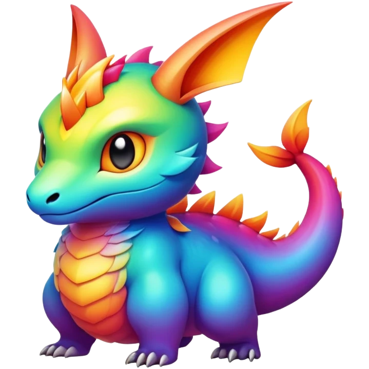 Epic legendary gradients aesthetic-scenery-Fakémon-creature emoji