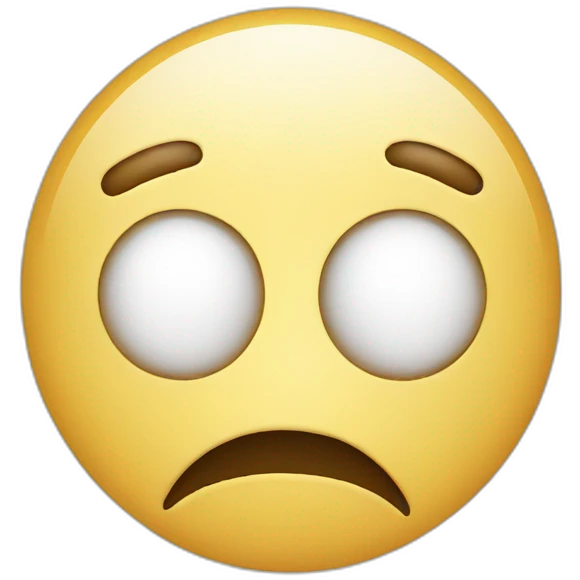 depressed face emoji