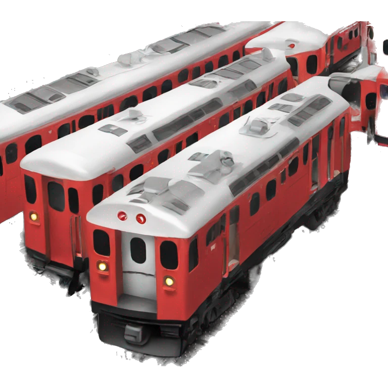 red boston mbta train emoji