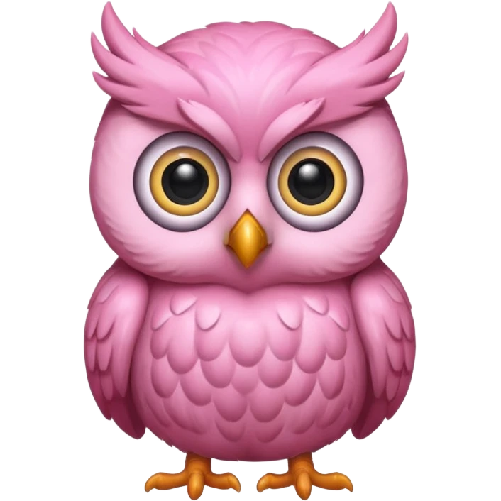 pink owl emoji