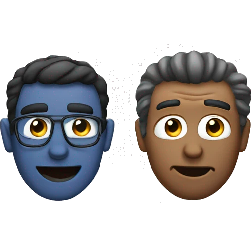 The scientist and the madman emoji