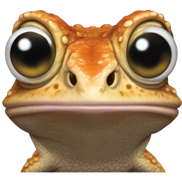 Toad-headed agama emoji