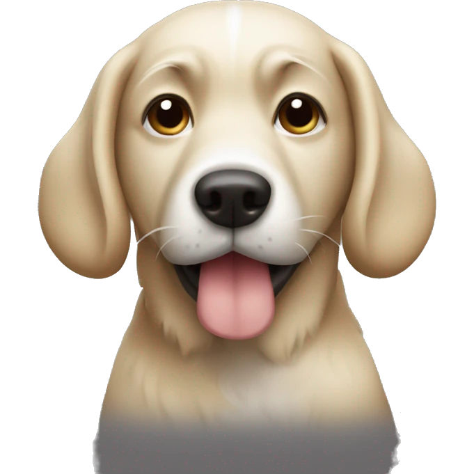 Dog that’s “over” being sick emoji