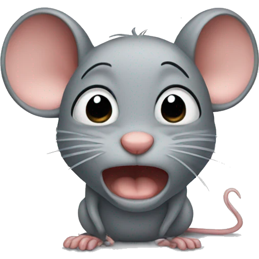Crying mouse  emoji