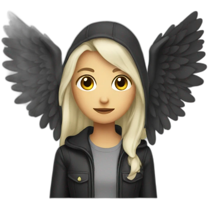 Dark angel  emoji