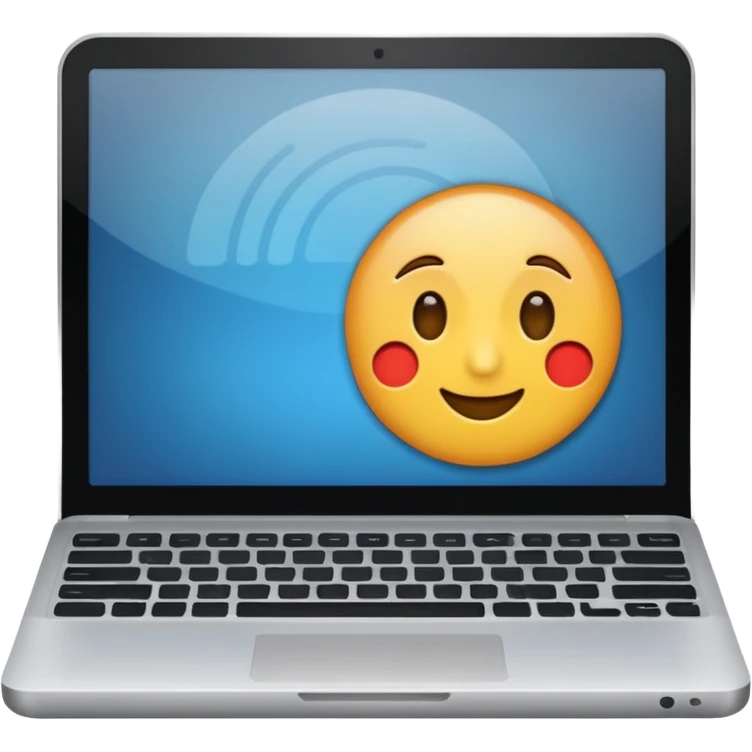 Laptop computer emoji