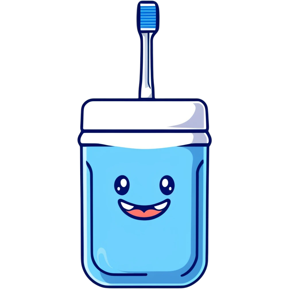 Oral-B dental floss container emoji