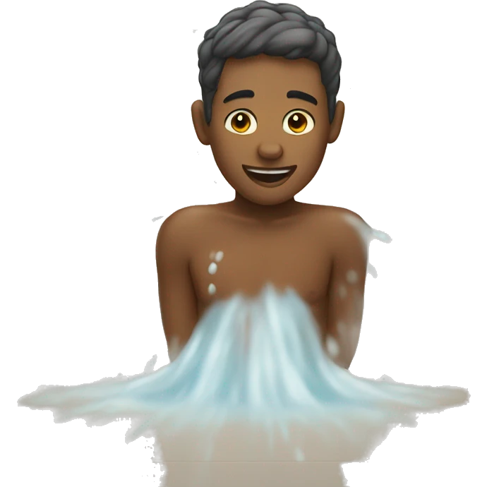 take a shower emoji