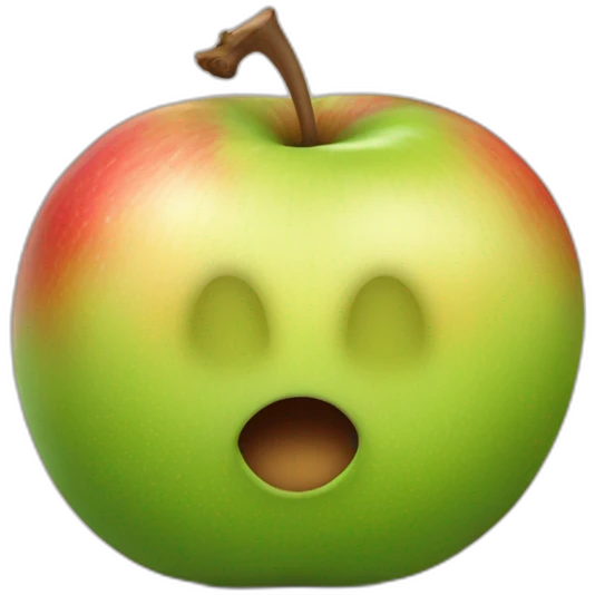 Trognon de pomme emoji