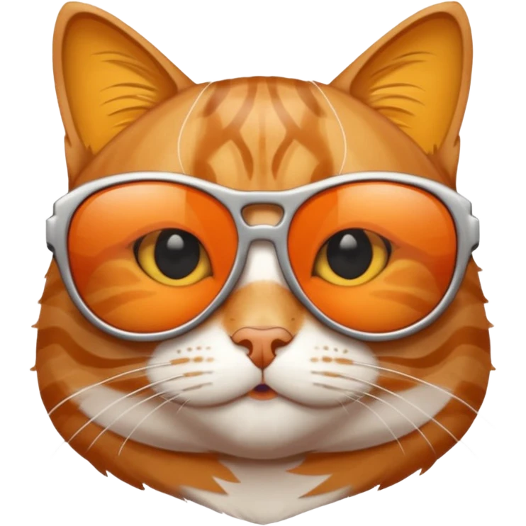 Cat wearing sunglasses emoji