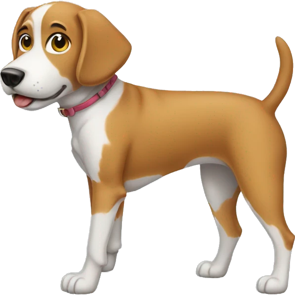Dog wear pants  emoji