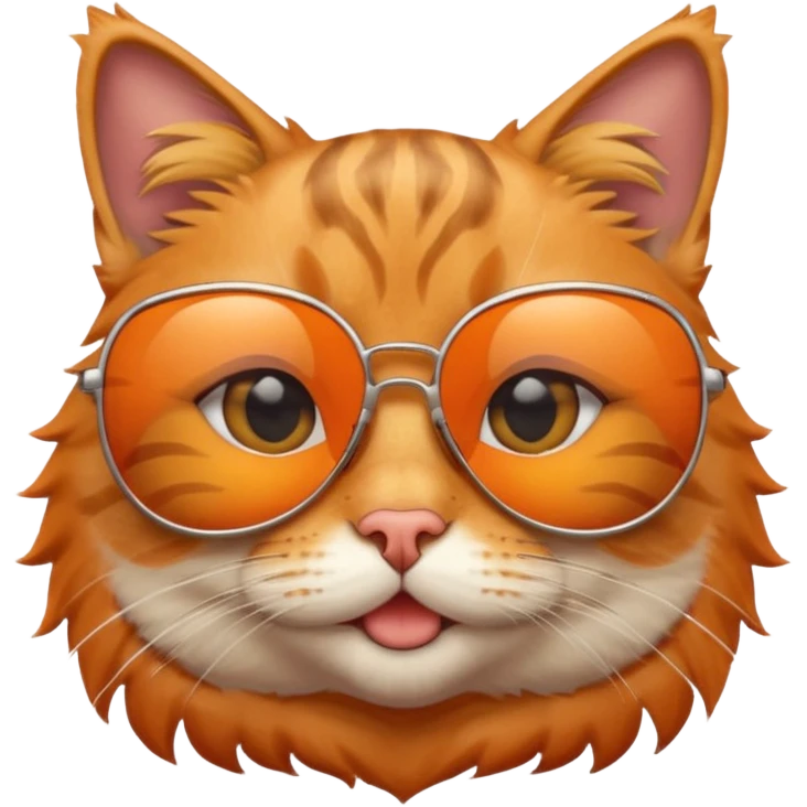 Cat wearing sunglasses emoji