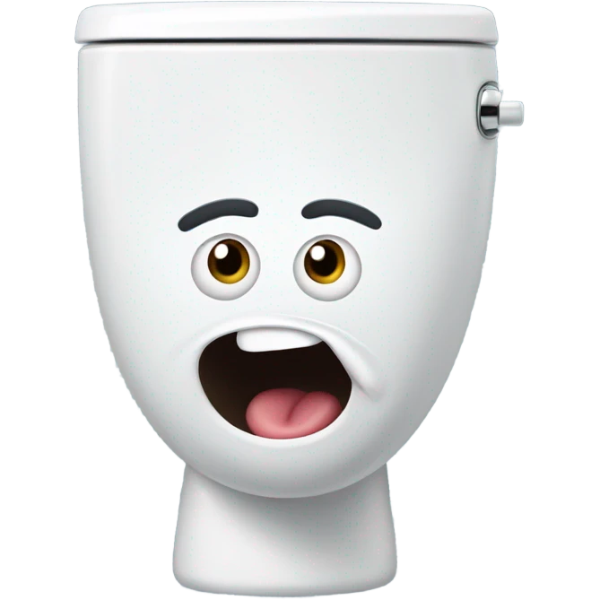 White Skibidi toilet emoji