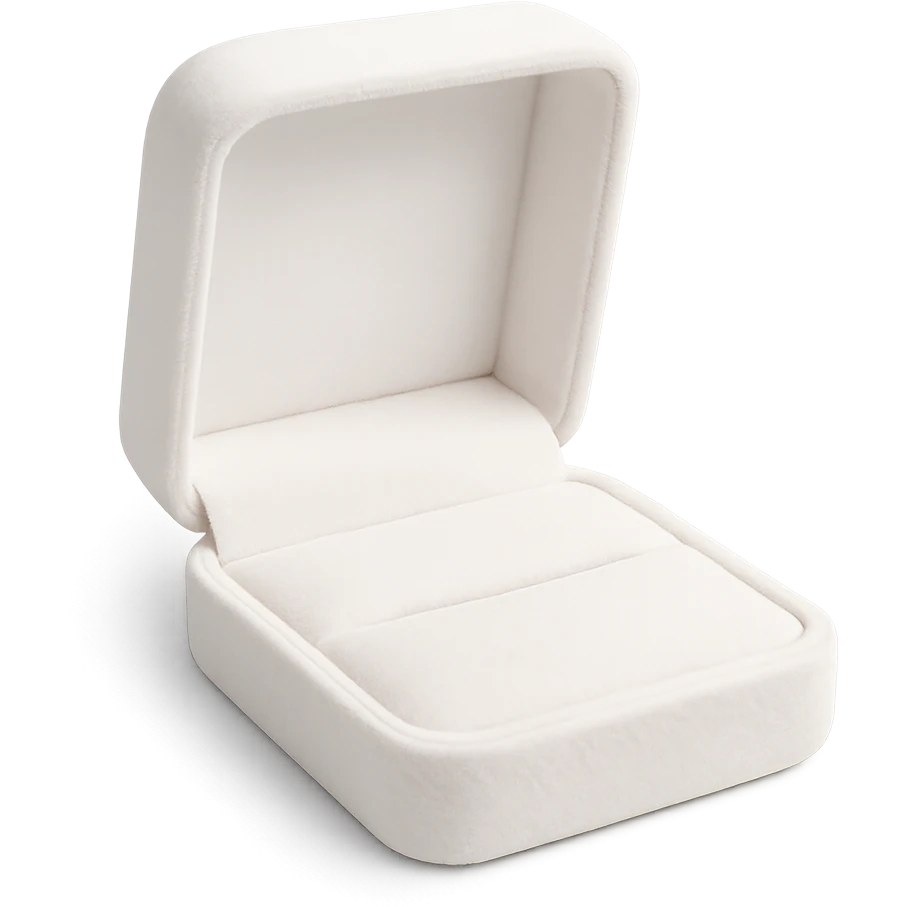 white velvet jewelry box emoji