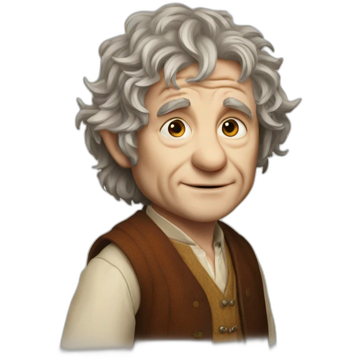 Bilbo The hobbit realistic emoji