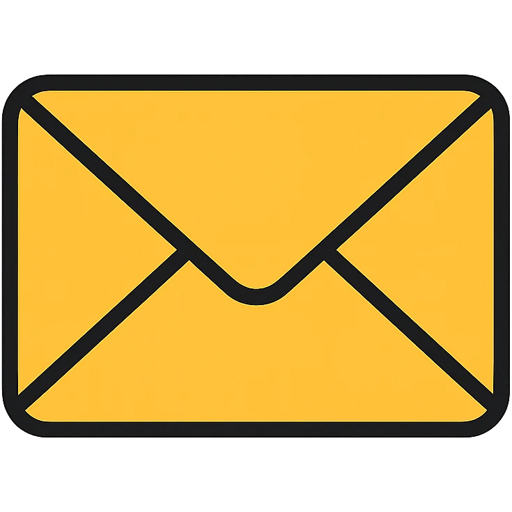 correo icon, modern, simple, subtle color accents emoji