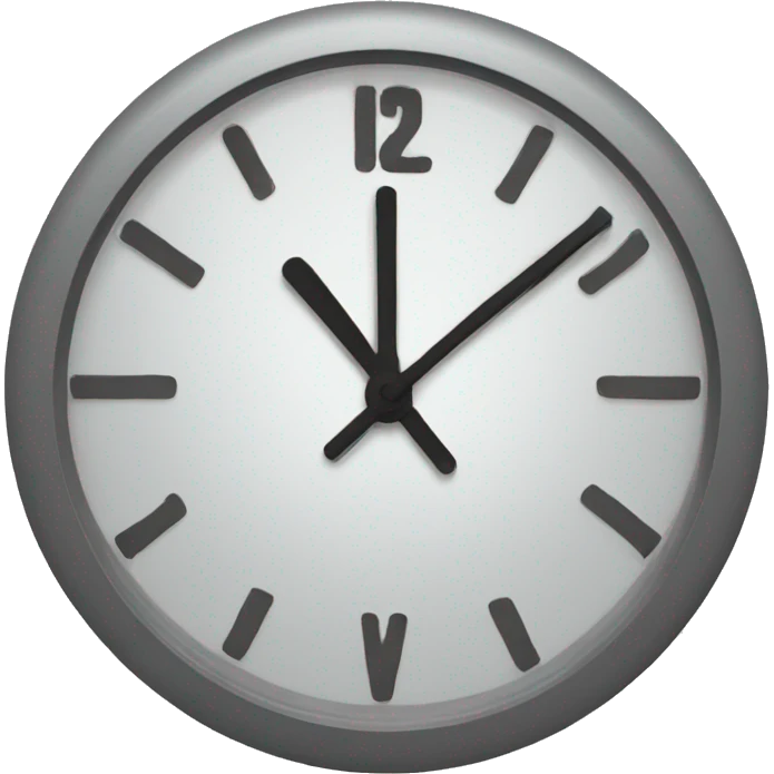 clock  emoji