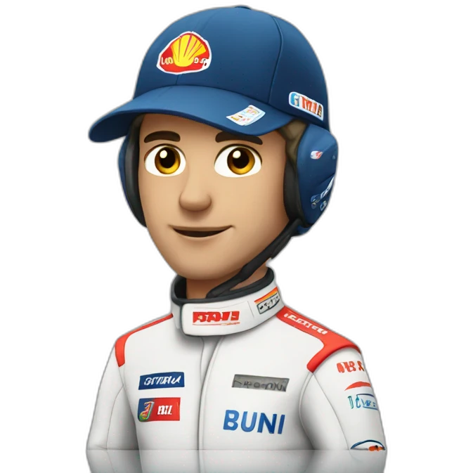 F1 driver emoji