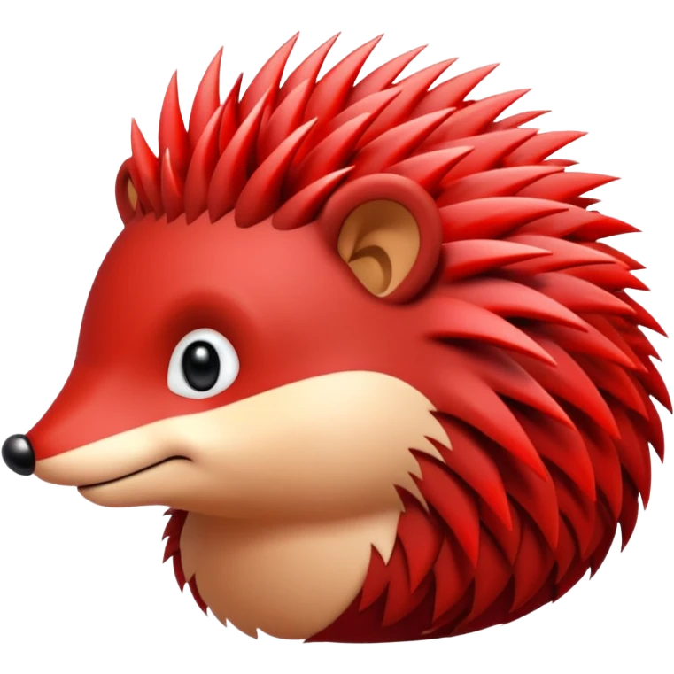  red hedgehog groom emoji