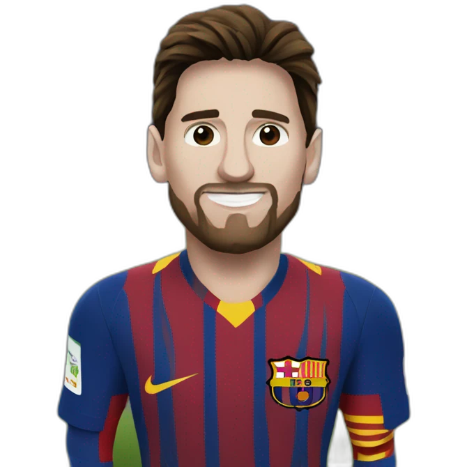 Lionel Messi the footballer emoji