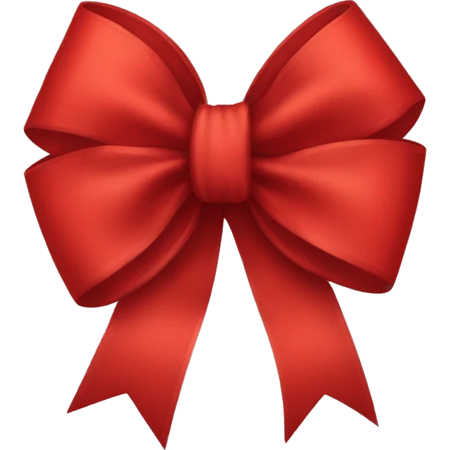 red bow emoji