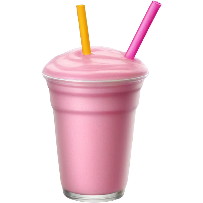 McDonald's smoothie pink emoji