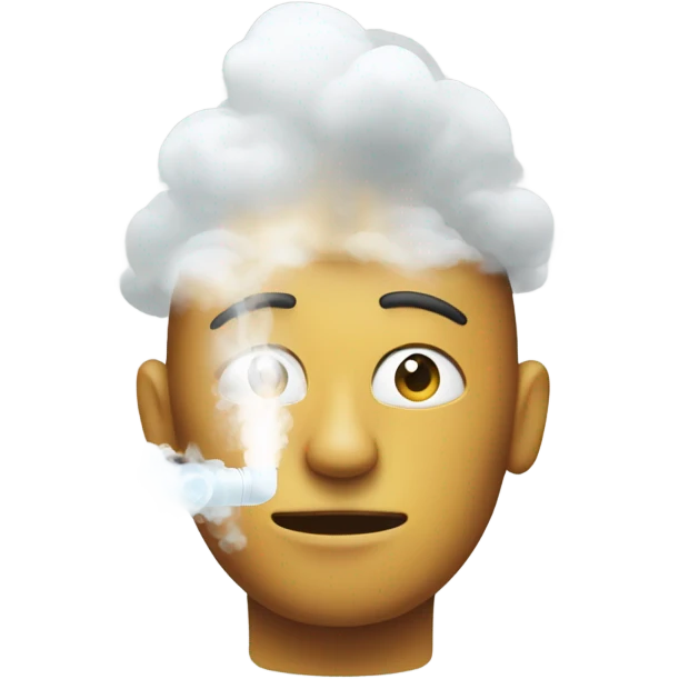 Person vaping emoji