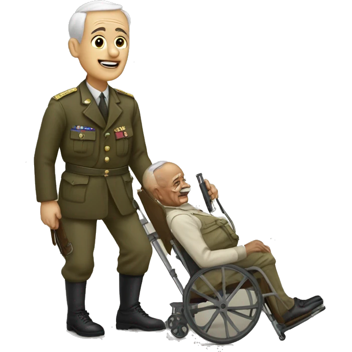 disabled ww1 veteran with amputation emoji