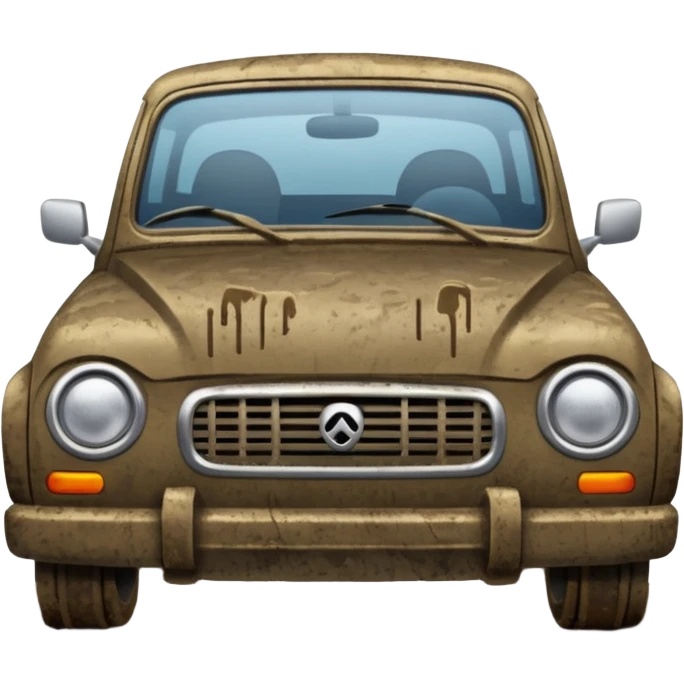 Dirty car emoji