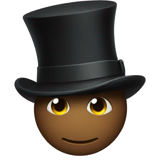 a tophat emoji