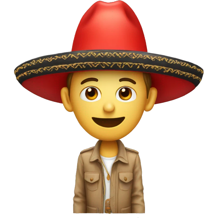 mono con sombrero rojo emoji