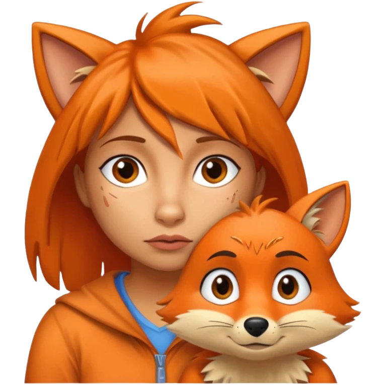 Make Dora and Swiper the fox crying emoji