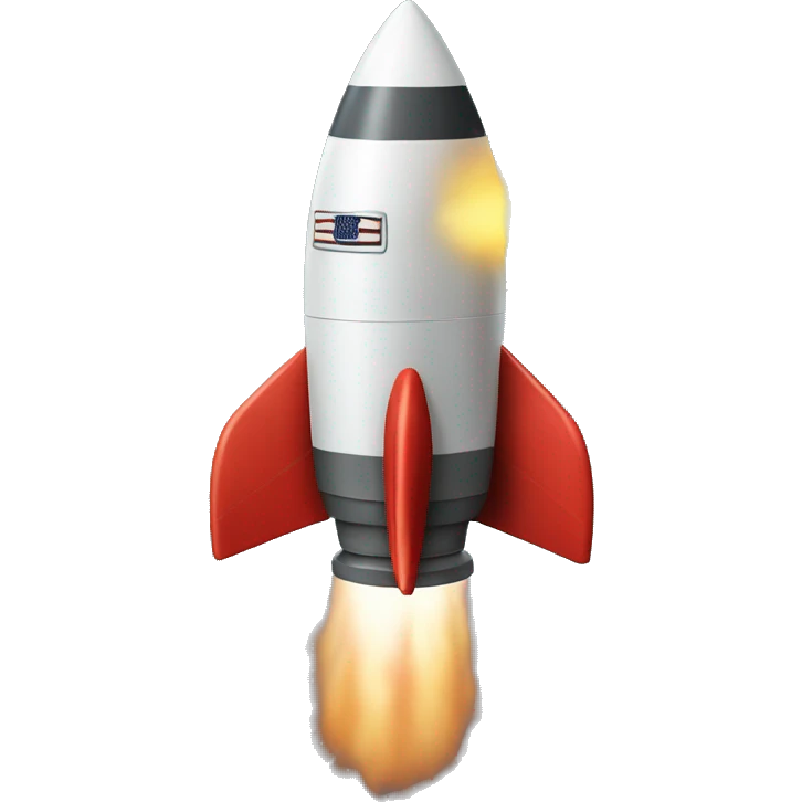 A rocket  emoji