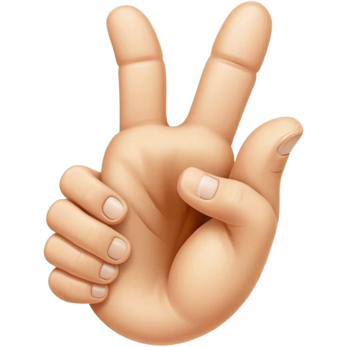 ear with a hand growing out of it thumbs up freaky emoji